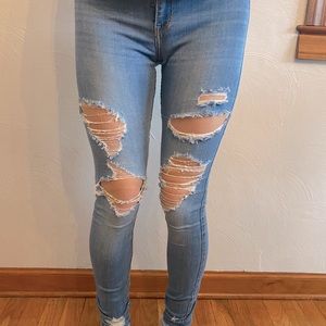 hollister low rise jean legging (advanced stretch)